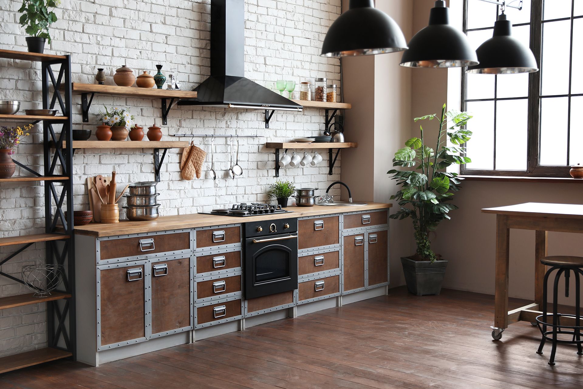 110 красивых примеров дизайна кухни на даче