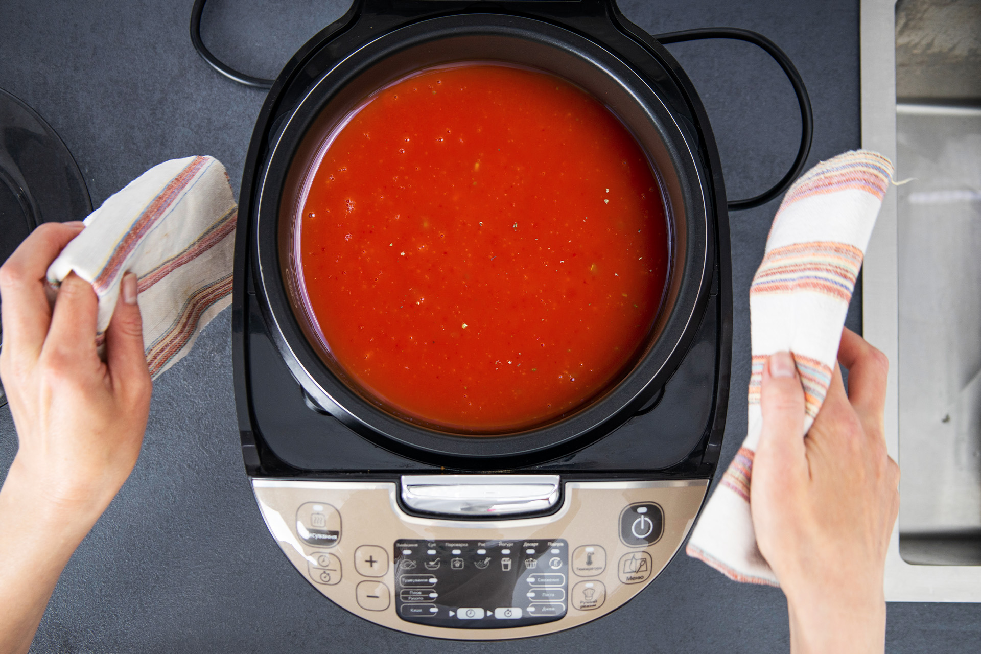 Сок из помидоров с мякотью